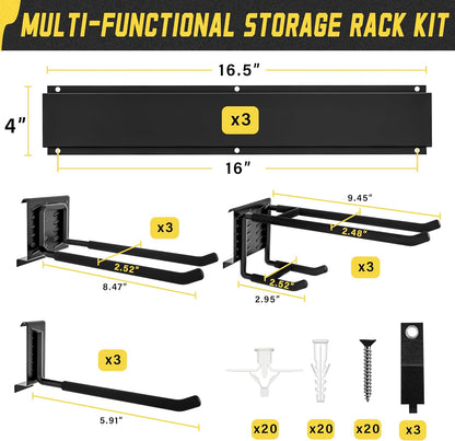 Garage Wall Organizer,15Pa