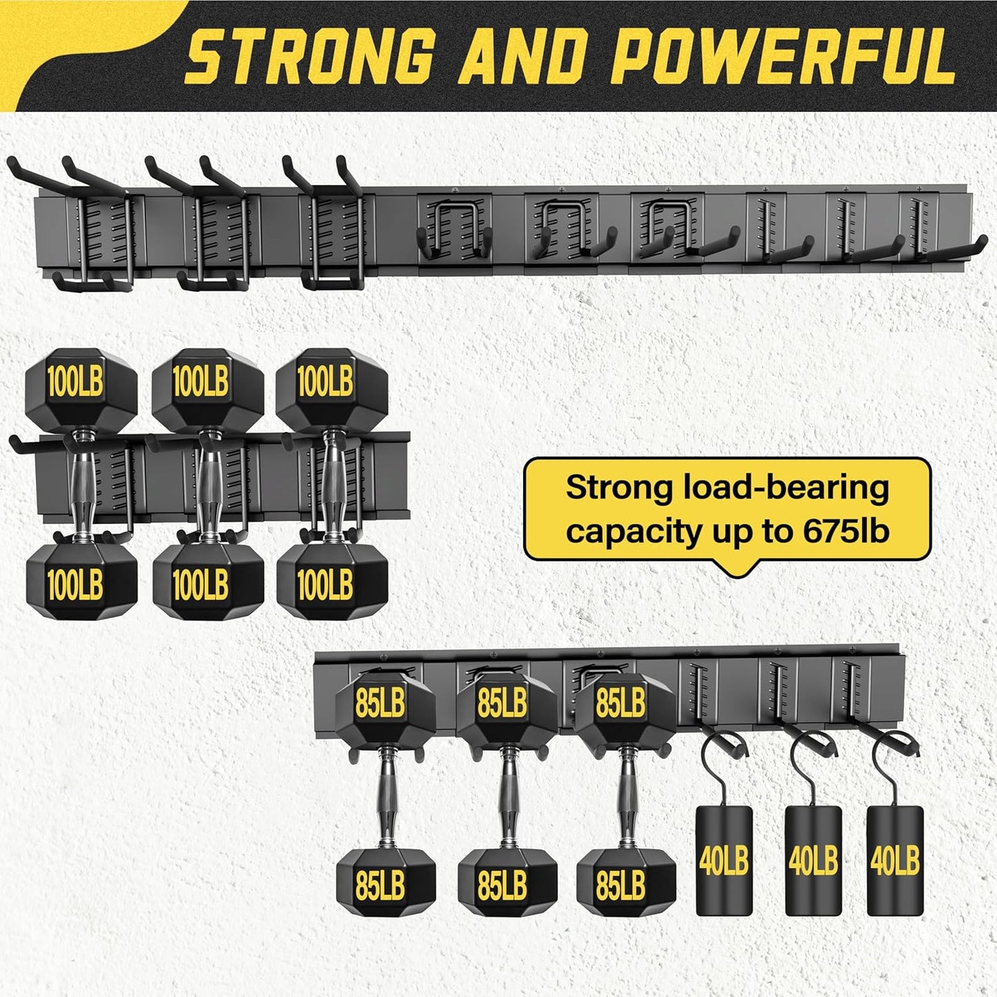 Garage Wall Organizer,15Pa